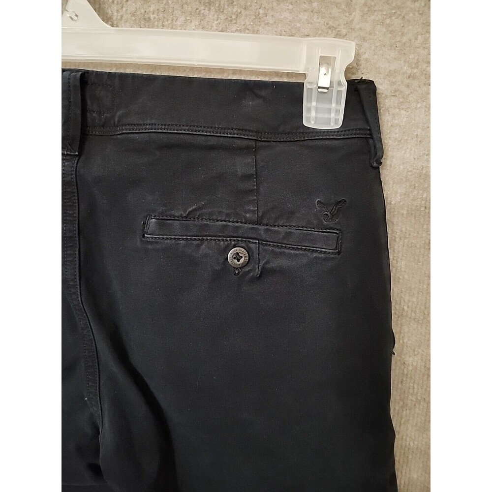 American Eagle 360 Extreme Flex Slim Fit Chino Khaki Pants Mens 30x32 Black - Picture 5 of 9